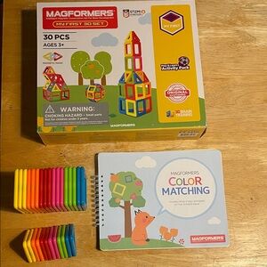 MAGFORMERS My First 30 Set - Multicolor Magnetic Building Blocks